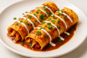 Spicy Chicken Enchiladas
